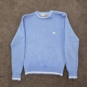 vintage hunter's glen women's golf sweater blue size large pullover classic wear